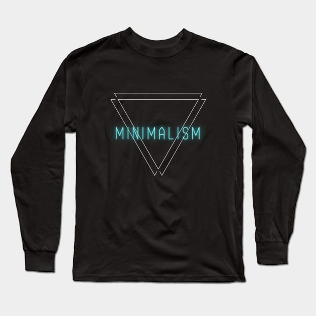 Minimalism Long Sleeve T-Shirt by DARKWAYER
